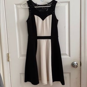 Black & white dress